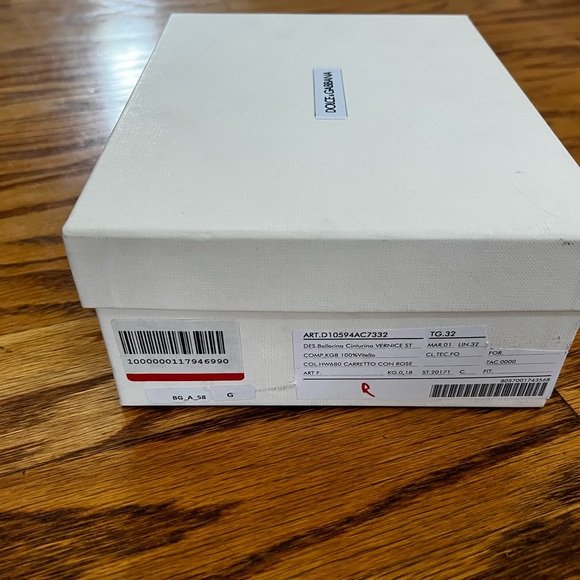 Dolce & Gabbana Girl’s Mary Jane ballet flat in size 32 - Picture 7 of 8